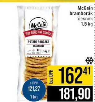 McCain bramborák česnek 1,5 kg