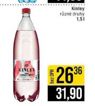Kinley různé druhy 1,5l