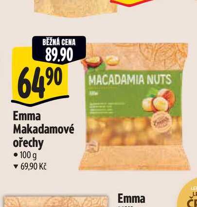   Emma Makadamové ořechy 100  g