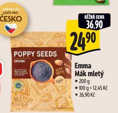  Emma Mák mletý  200 g  