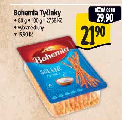 Bohemia Tyčinky 80 g 