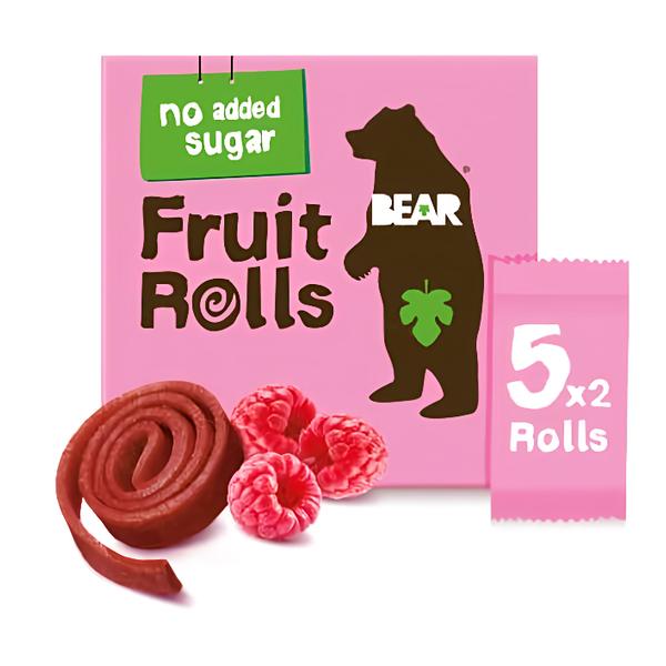Bear Fruit Rolls ovocné plátky Malina 5x20g