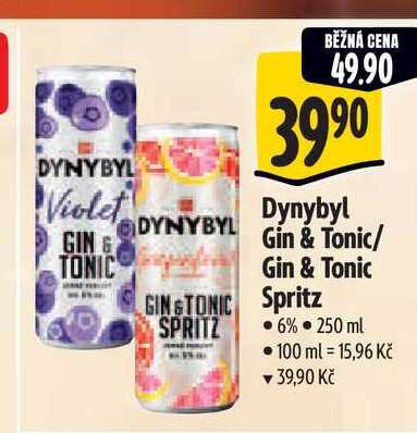   Dynybyl Gin & Tonic/ Gin & Tonic  250 mlSpritz 