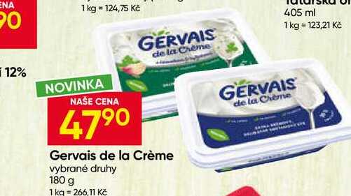 Gervais de la Crème vybrané druhy 180 g 