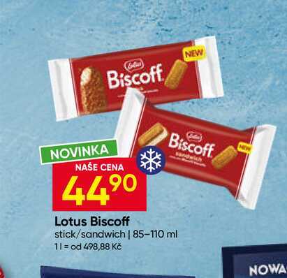 Lotus Biscoff stick/sandwich 85-110 ml
