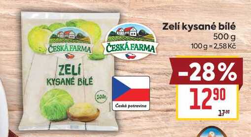 Zelí kysané bílé 500 g 