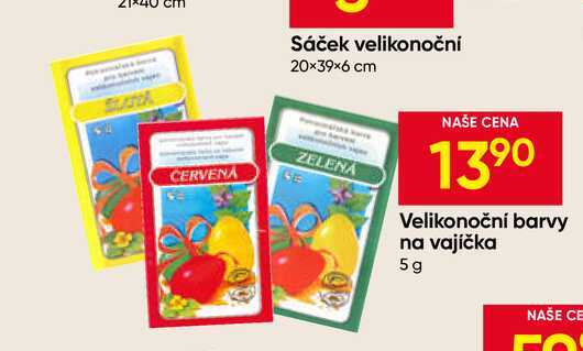 Velikonoční barvy na vajíčka 5g