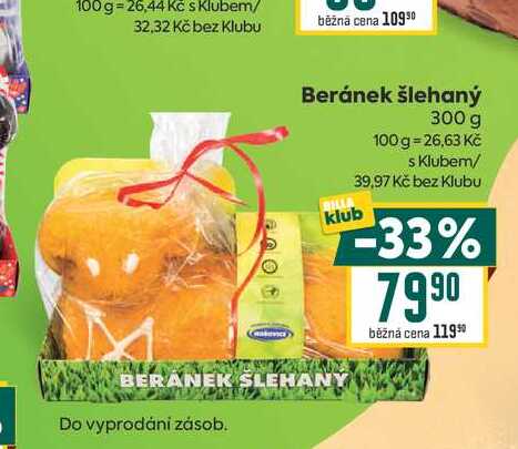 Beránek šlehaný 300 g