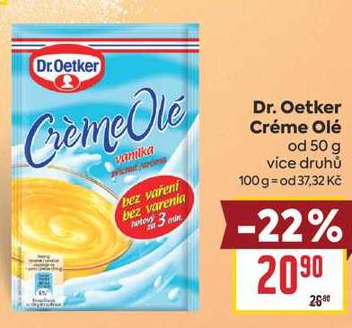 Dr. Oetker Créme Olé od 50 g 