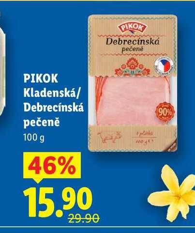 PIKOK Kladenská/Debrecínská pečeně, 100 g 