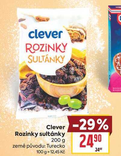 Clever Rozinky sultánky 200 g 