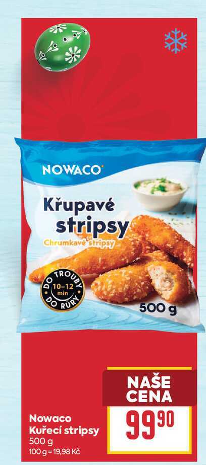 Nowaco Kuřecí stripsy 500 g