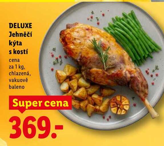 DELUXE Jehněčí kýta s kostí, cena za 1 kg
