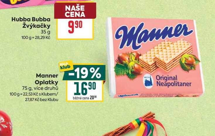 Manner Oplatky 75 g