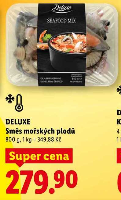 DELUXE Směs mořských plodů, 800 g