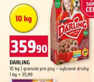 DARLING 10 kg granule pro psy vybrané druhy