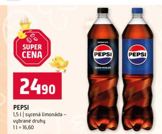 PEPSI 1,5l sycená limonáda vybrané druhy
