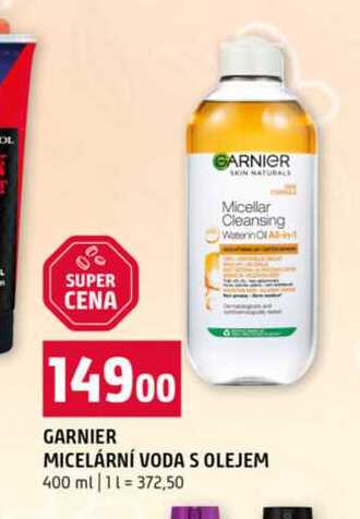 GARNIER MICELÁRNÍ VODA S OLEJEM 400 ml 