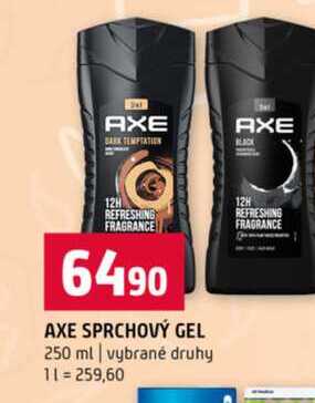 AXE SPRCHOVÝ GEL 250 ml vybrané druh