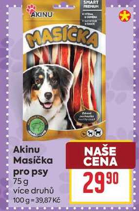 Akinu Masíčka pro psy 75g 