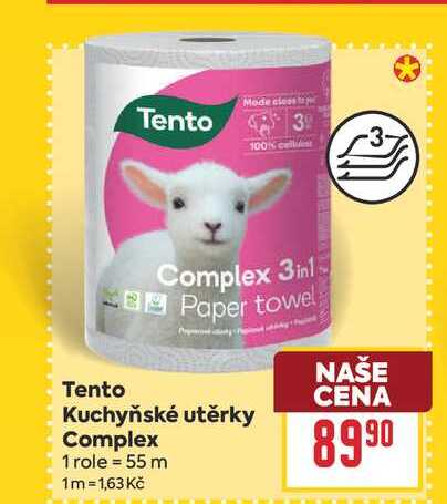Tento Kuchyňské utěrky Complex 1 role