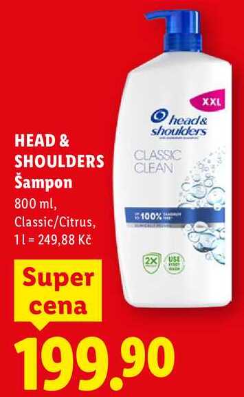 HEAD & SHOULDERS Šampon, 800 ml