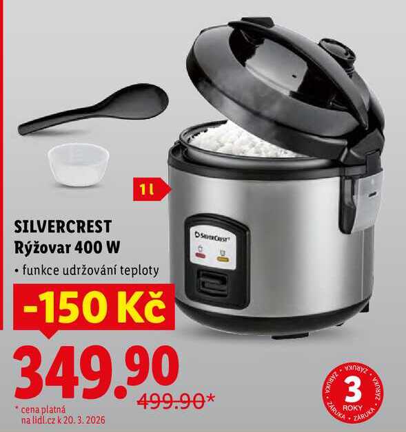 SILVERCREST Rýžovar 400 W