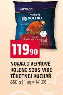 NOWACO VEPŘOVÉ KOLENO SOUS-VIDE TĚHOTNEJ KUCHAŘ 850 g 