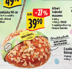 Albert Sváteční mazanec, 400 g