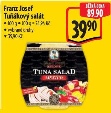 Franz Josef Tuňákový salát, 160 g 