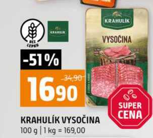 KRAHULÍK VYSOČINA 100 g