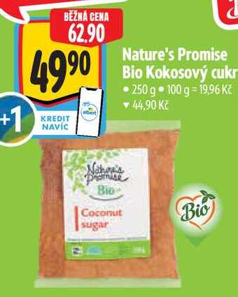 Nature's Promise Bio Kokosový cukr, 250 g 