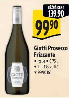 Giotti Prosecco Frizzante, 0,75 l