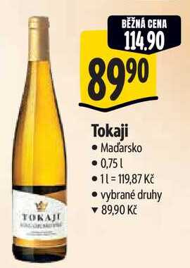 Tokaji, 0,75 l