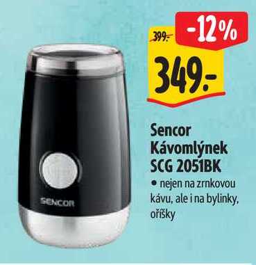 Sencor Kávomlýnek SCG 2051BK 
