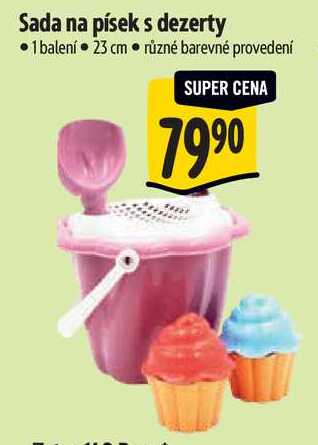 Sada na písek s dezerty 
