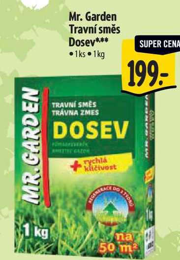 Mr. Garden Travní směs Dosev, 1 kg
