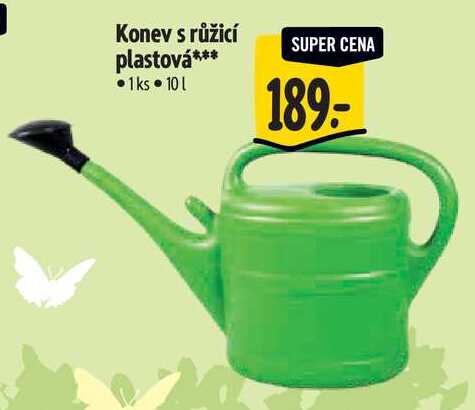 Konev s růžicí plastová