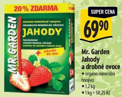 Mr. Garden Jahody a drobné ovoce, 1,2 kg