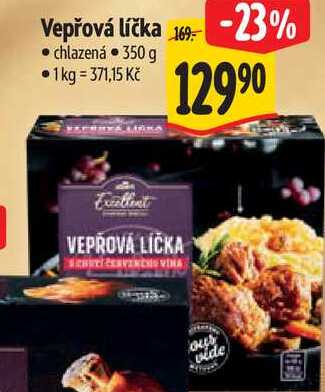 Vepřová líčka, 350 g