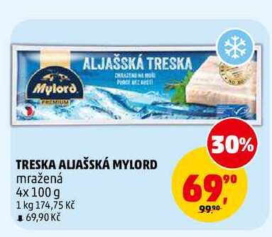TRESKA ALJAŠSKÁ MYLORD, 4x 100 g