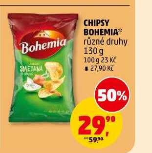 CHIPSY BOHEMIA, 130g 