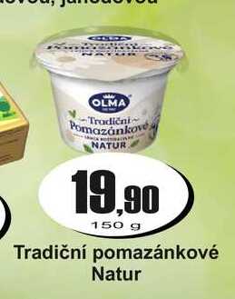 OLMA Tradiční pomazánkové natur 150 g