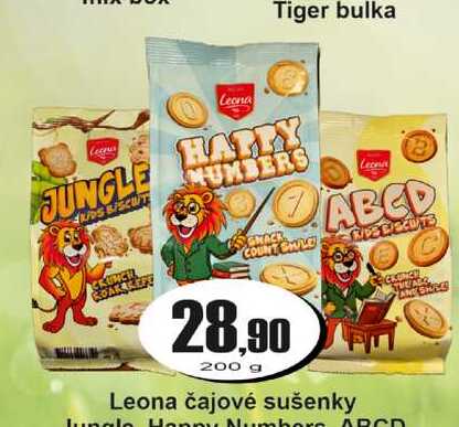 Leona čajové sušenky