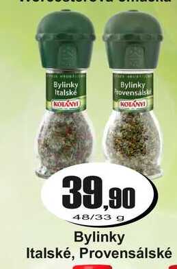 Bylinky Italské, Provensálské 33g