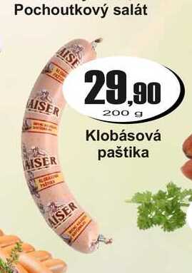 Klobásová paštika 200g