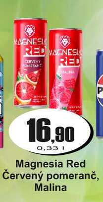 Magnesia Red Červený pomeranč, Malina 0,33 k