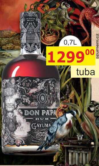 DON PAPA RUM GAYUMA 0,7L tuba