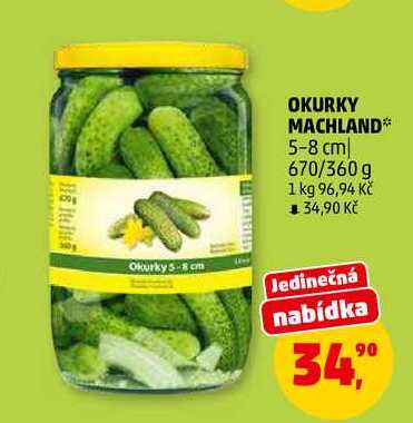 OKURKY MACHLAND 5-8 cm, 670 g