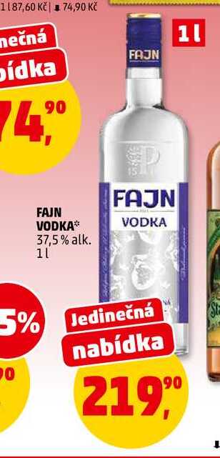 FAJN VODKA, 1 l